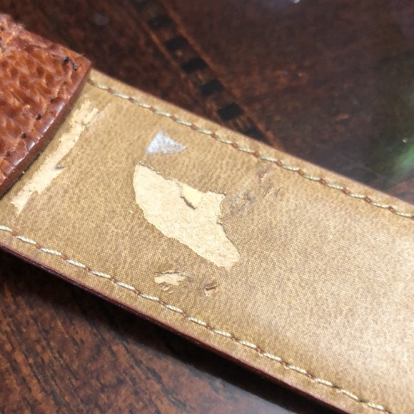 NRS New River Brown Leather Belt size 32 - Picture 11 of 12